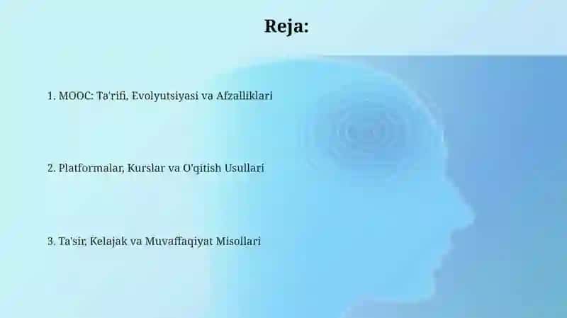 MOOC: Ta'rifi, Tarixi va Asosiy Xususiyatlari 2
