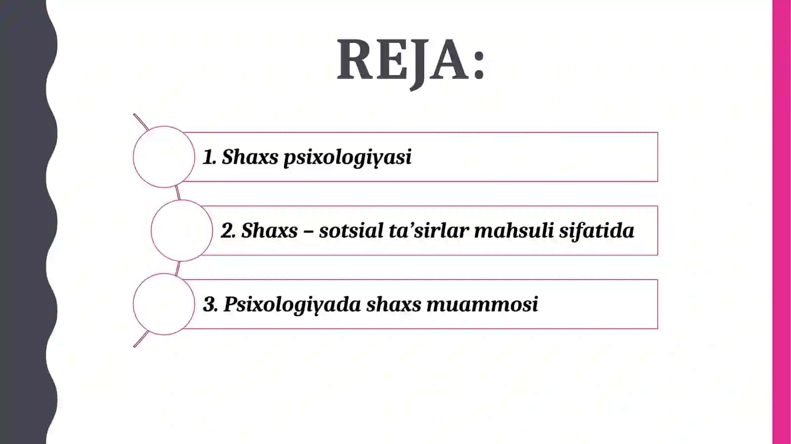 shaxs Psixologiyasi 2