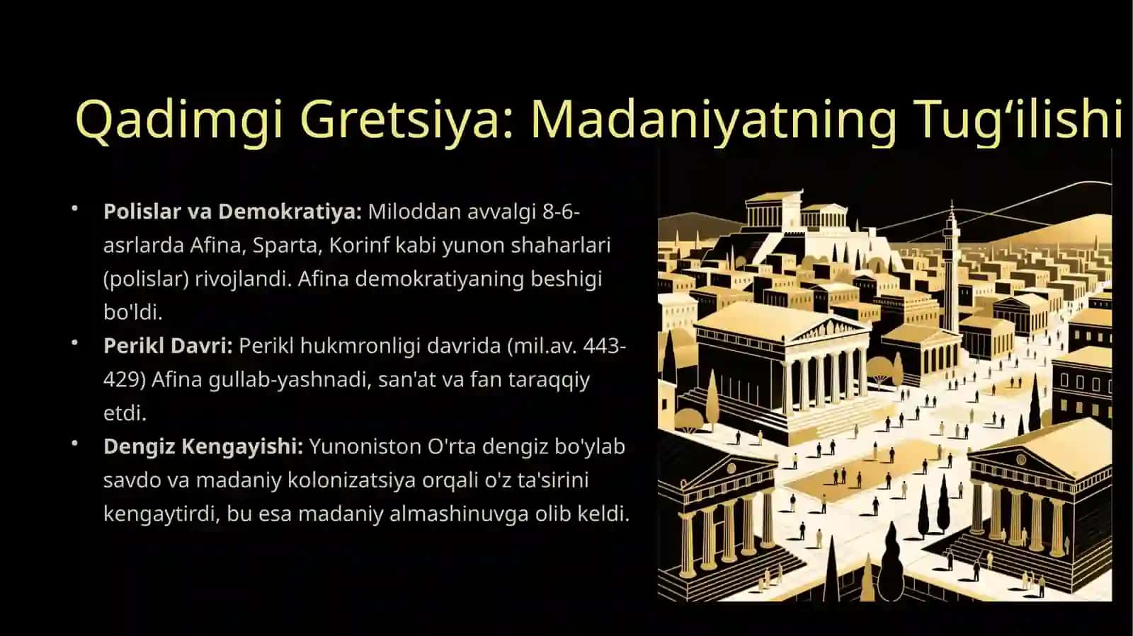 Qadimgi Gretsiya va Rim Madaniyati 2