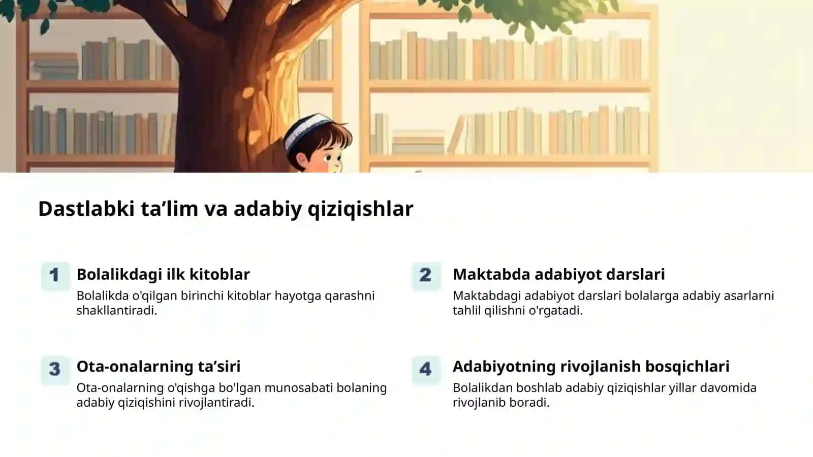 Bolalikdagi ilk kitoblar 2