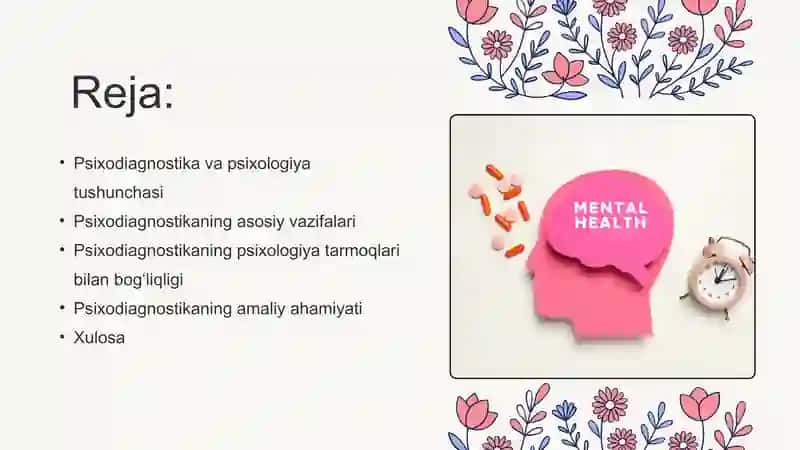 Psixodiagnostika va psixologiya 2