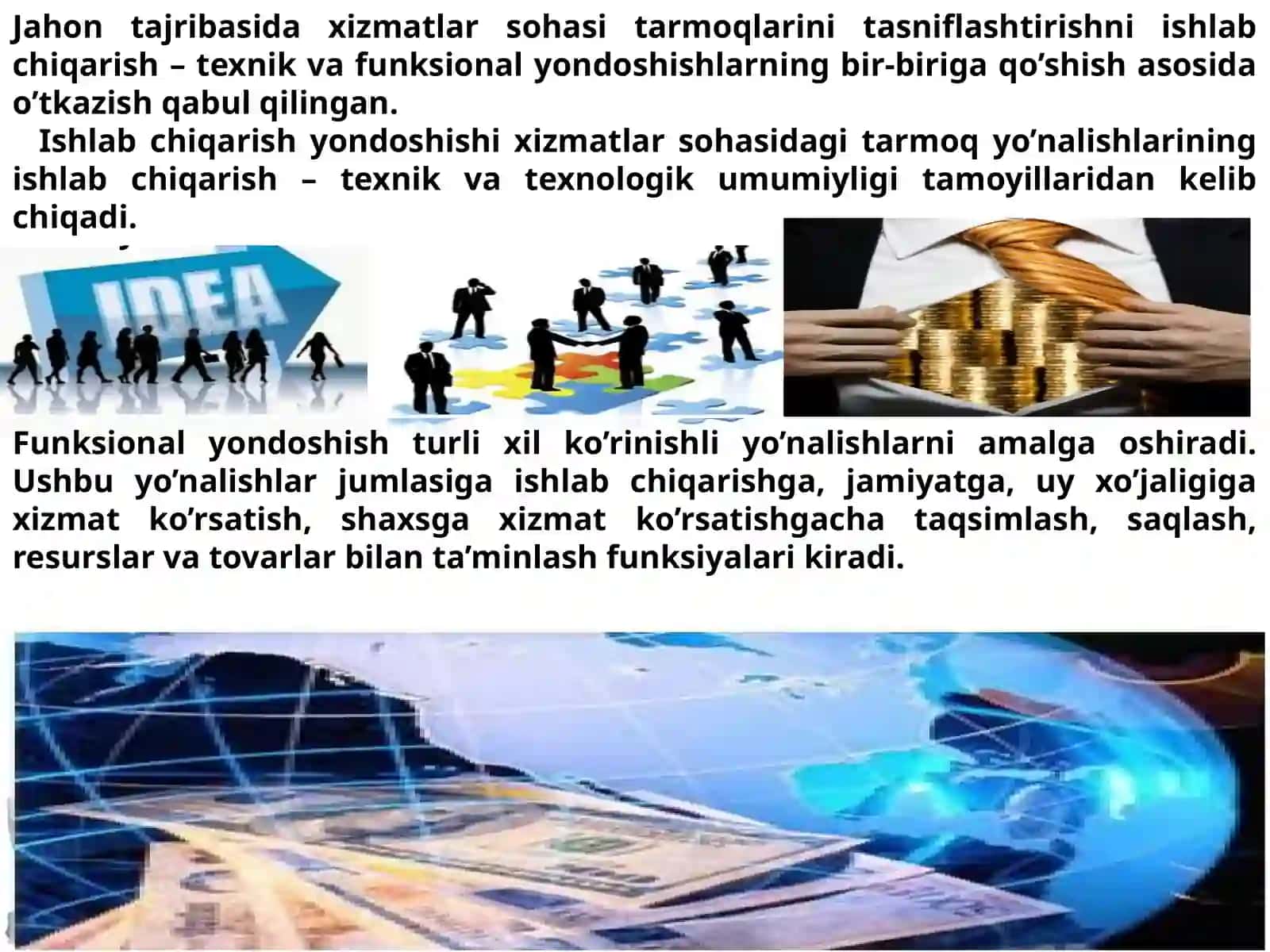 Servis tizimi faoliyatining turlari va shakllari 2