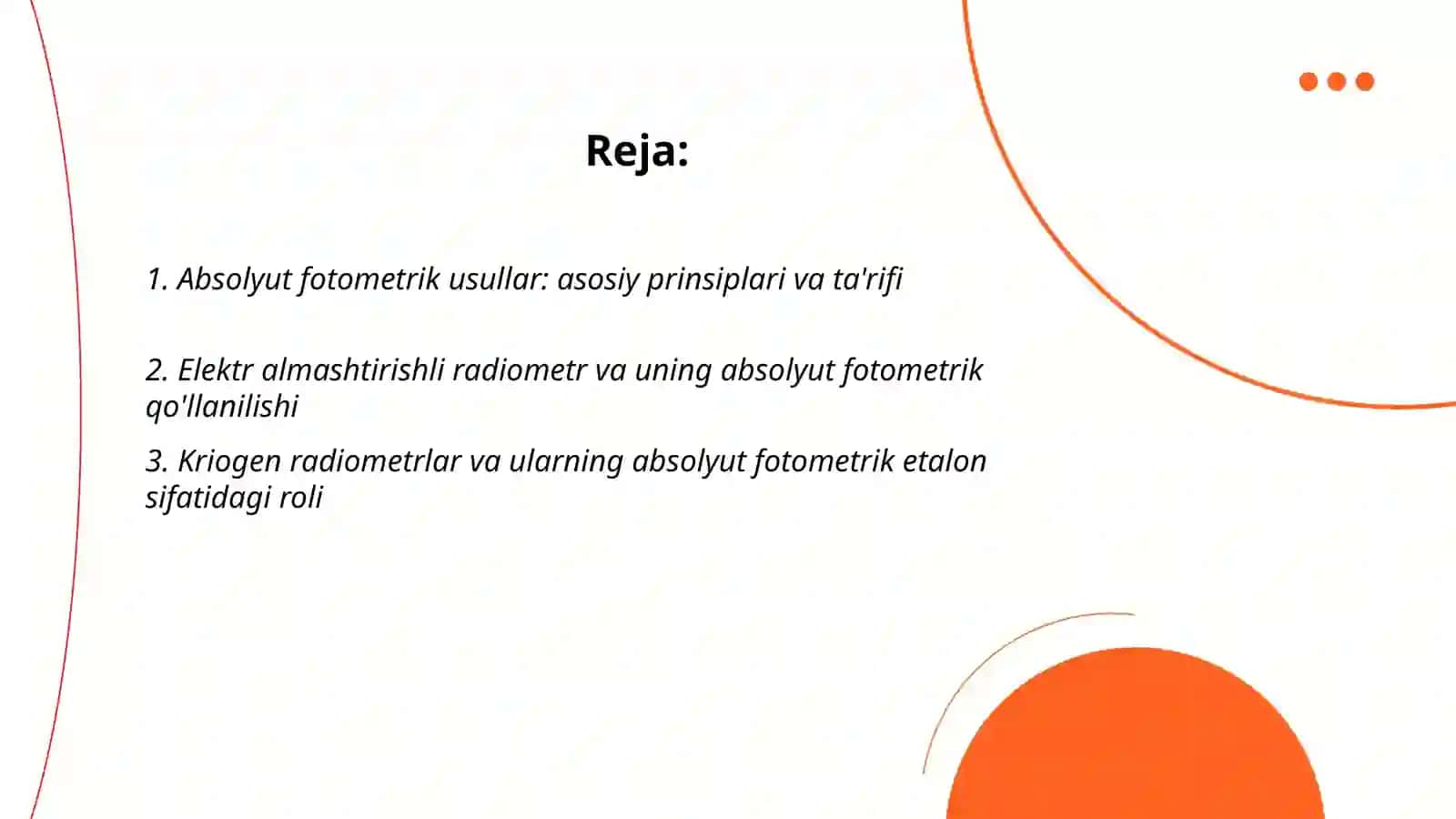 Absolyut fotometrik usullar 2