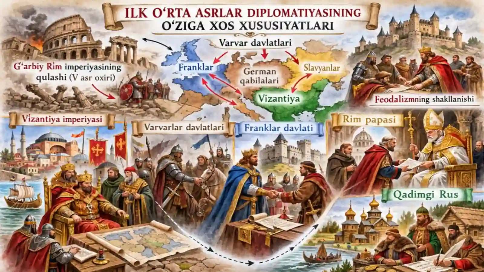 O‘rta asrlar Yevropasida xalqaro munosabatlar va diplomatiya 2