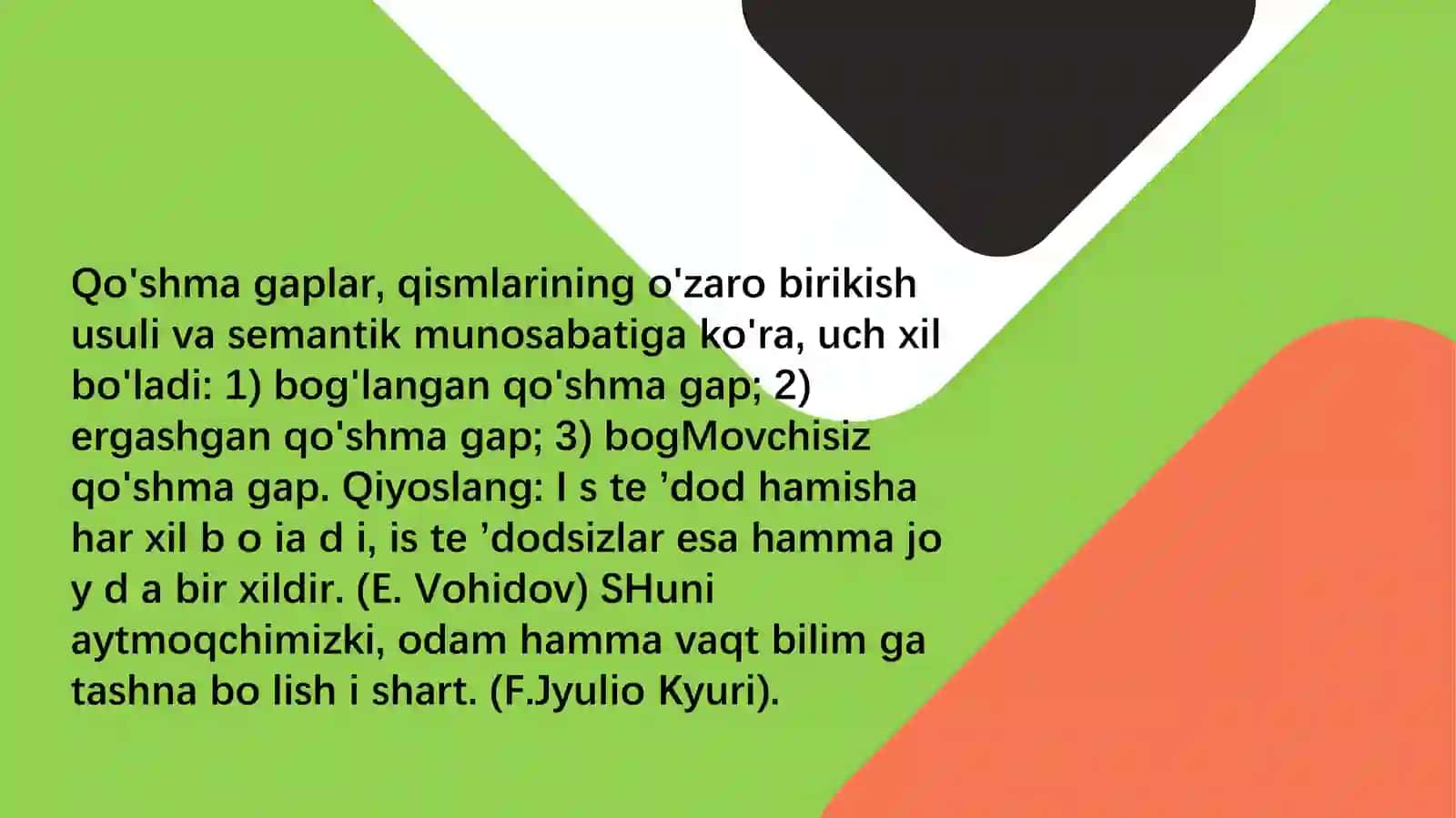 QOʻSHMAGAP TURLARI 2