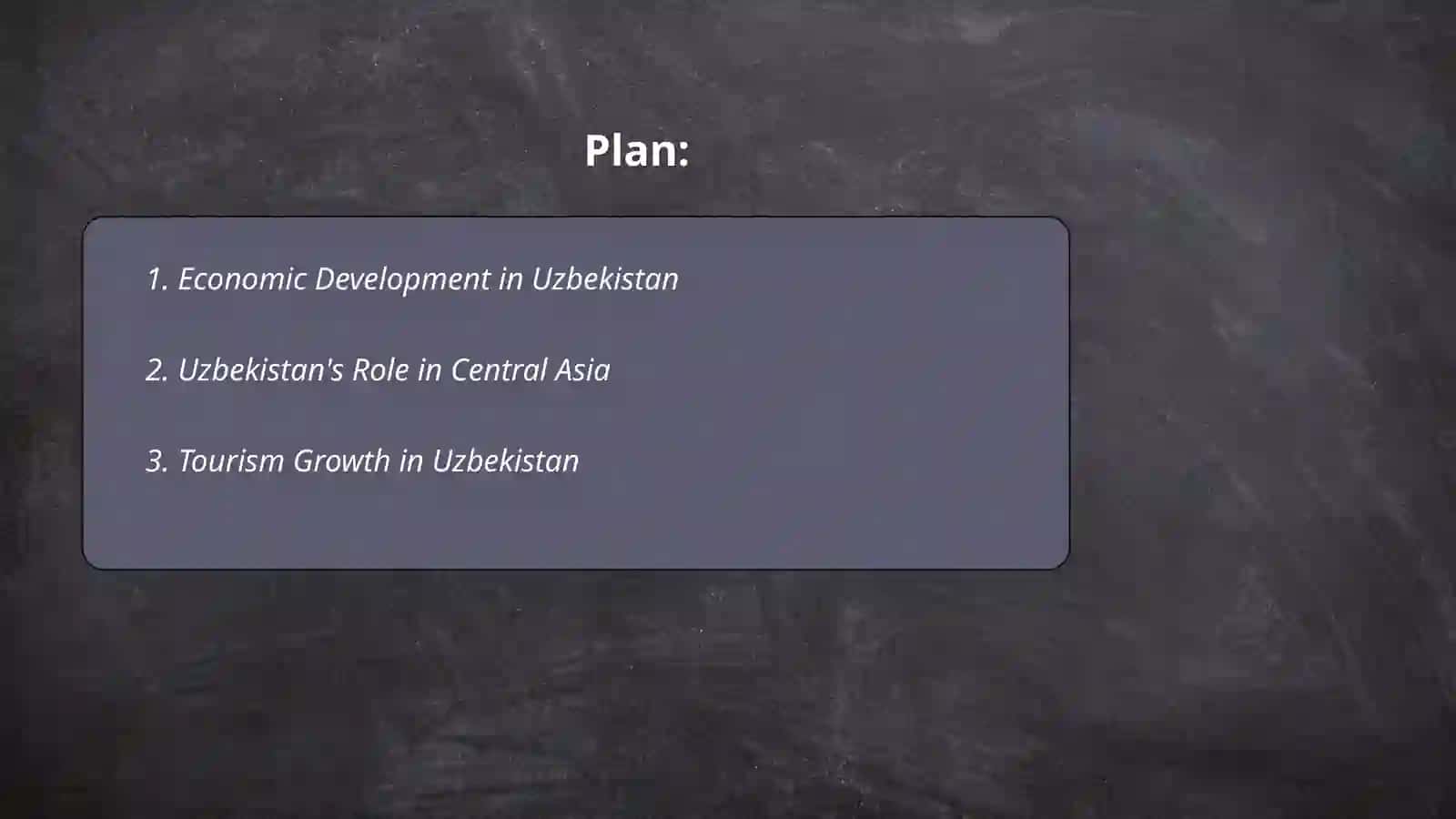 Uzbekistan and the world 2