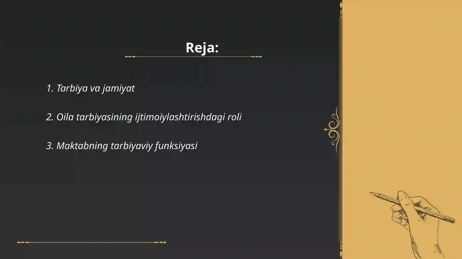 Tarbiya-ijtimoiylashtirish omili 2