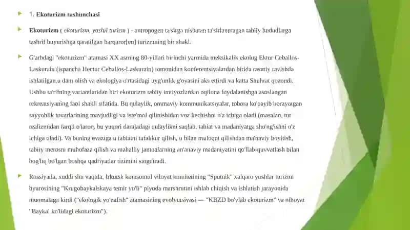 Ekoturizm 2