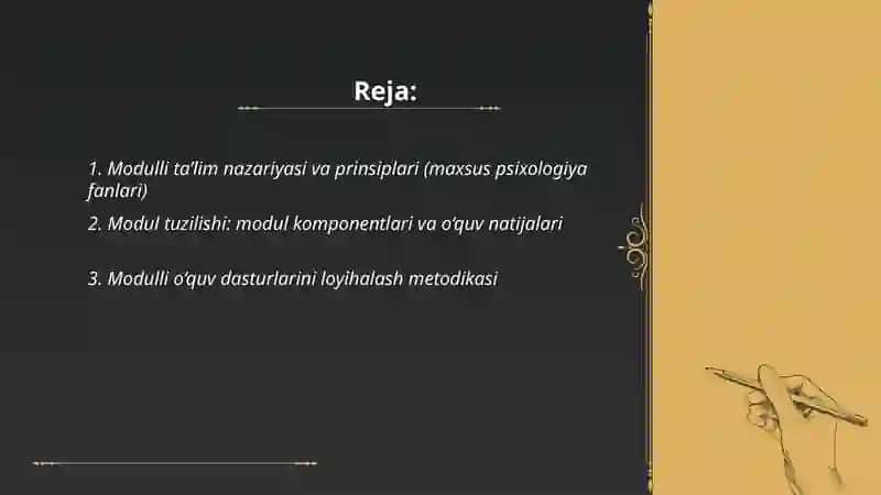 Modulli Ta'lim Texnologiyalari 2