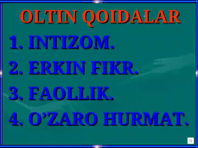 Ovqatlanish kerak 2