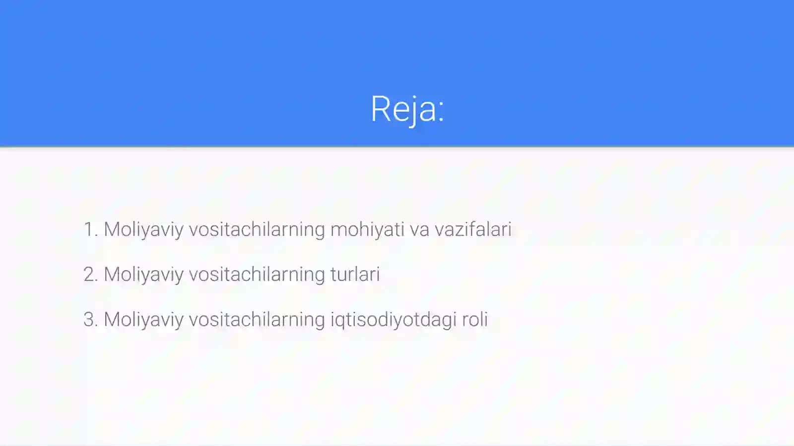 Moliyaviy vositachilar 2