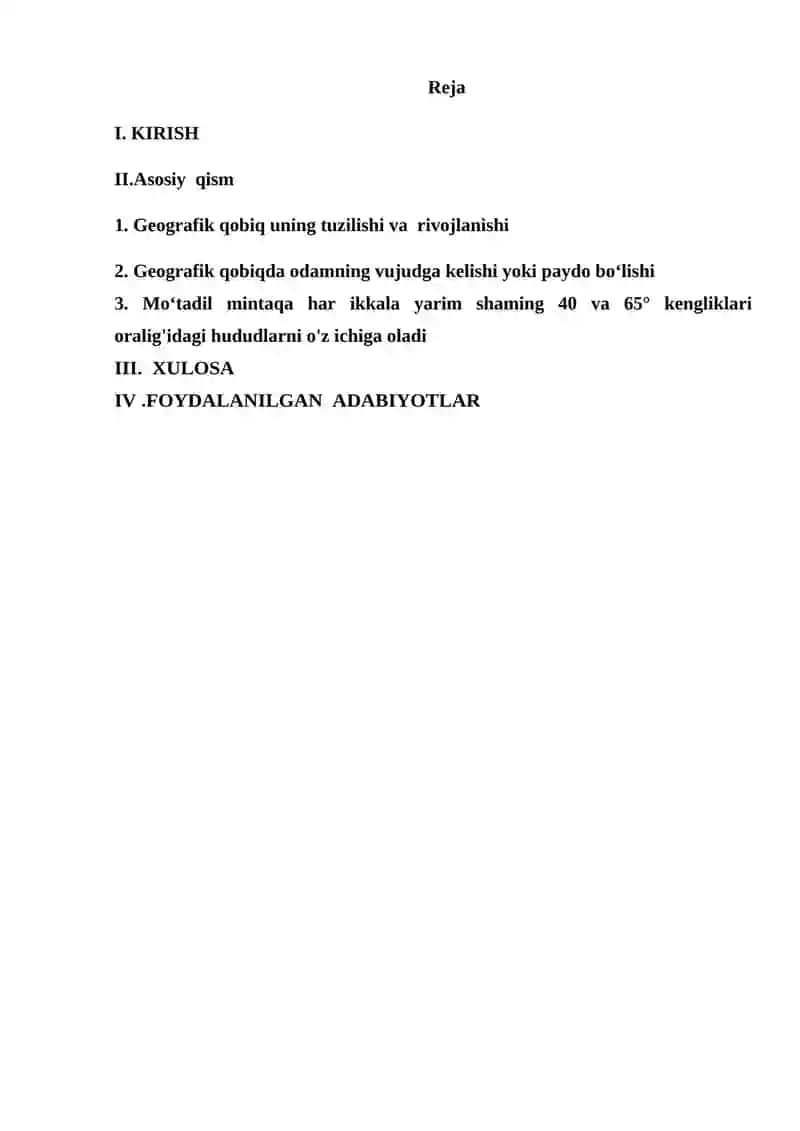 Geografik qobiq uning tuzilishi va rivojlanishi 2