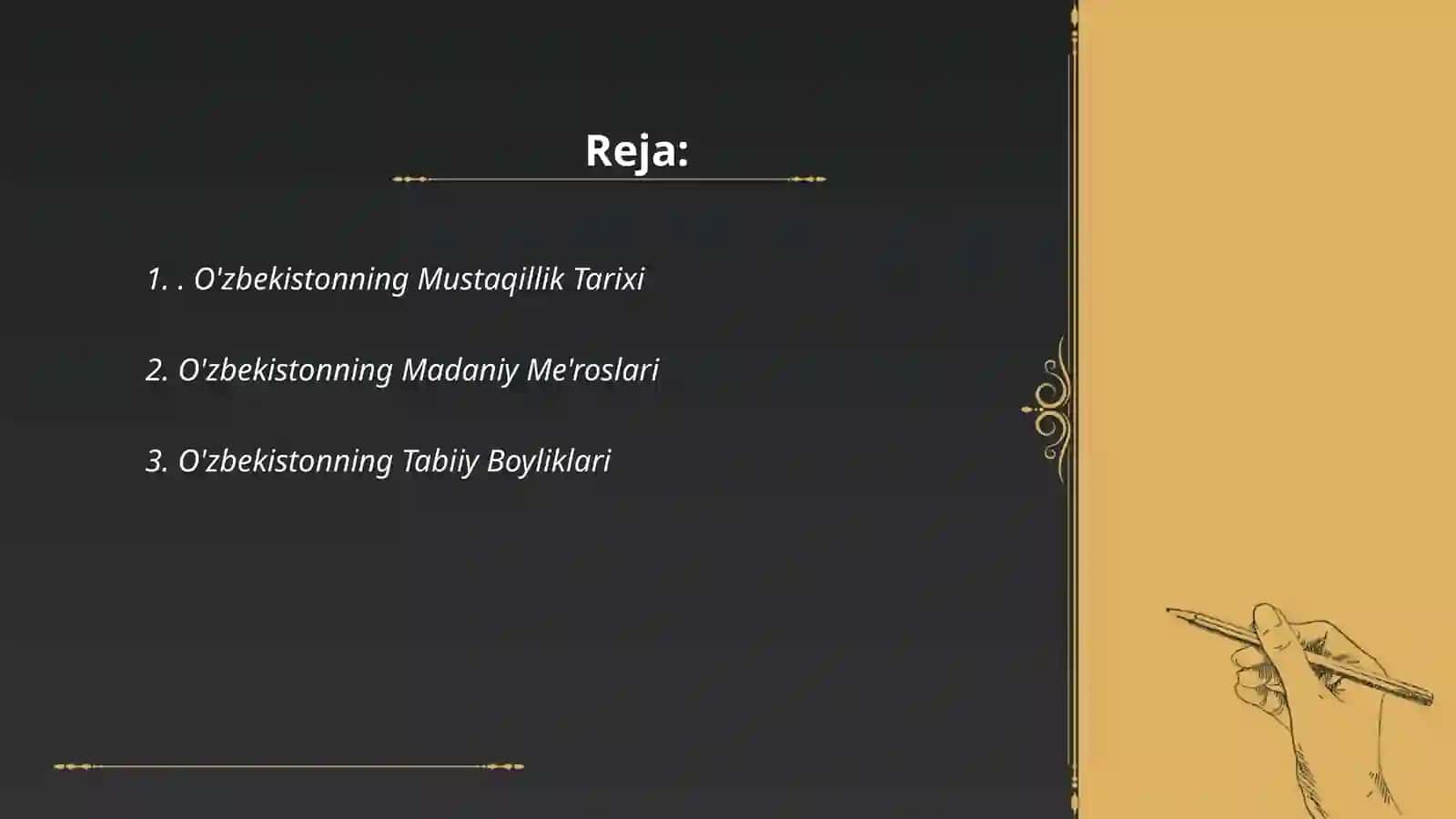O'zbekistonning Mustaqillik Tarixi 2