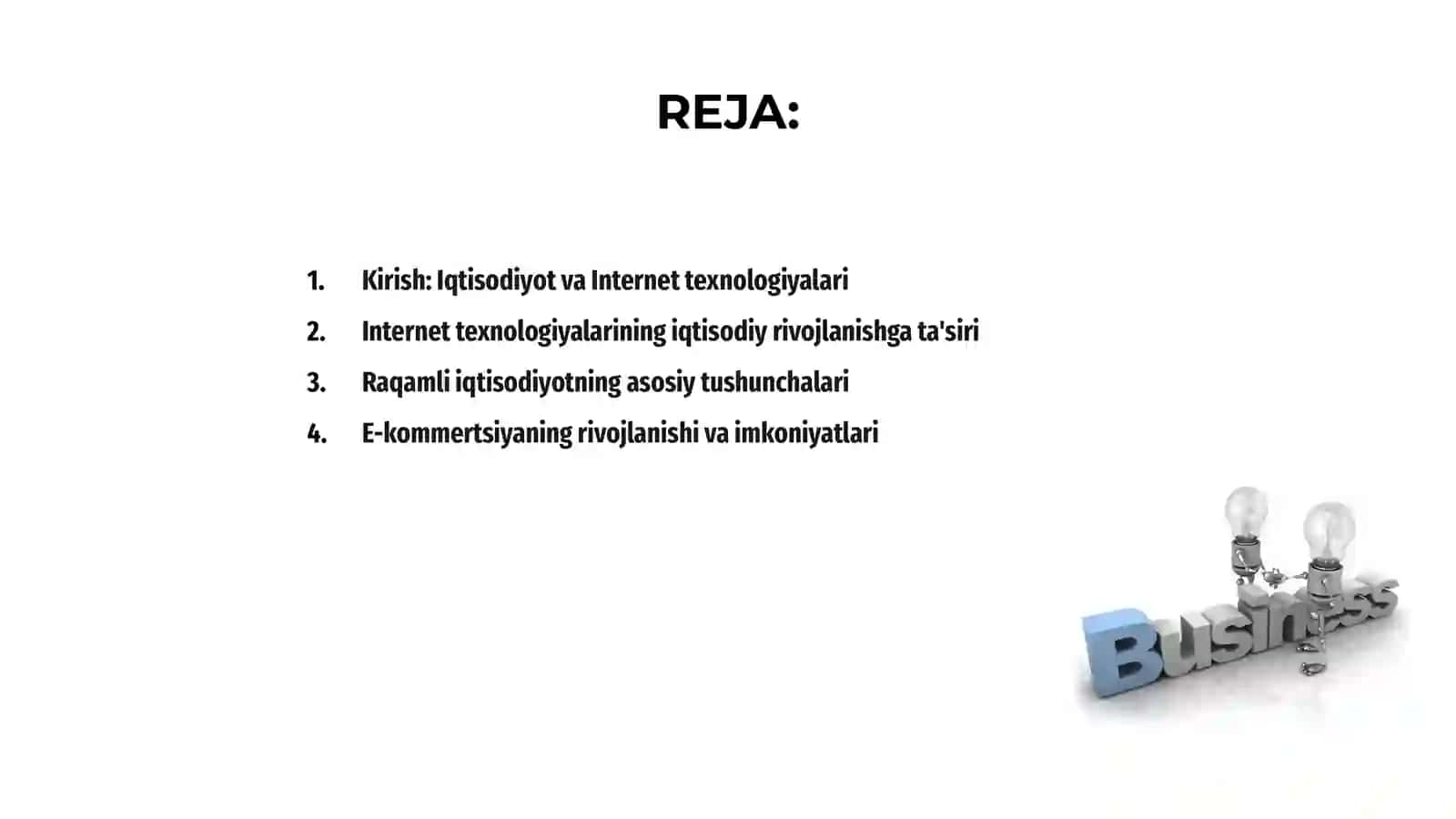 Iqtisodiyot sohasida Internet texnologiyalardan samarali foydalanish yo'llari 2