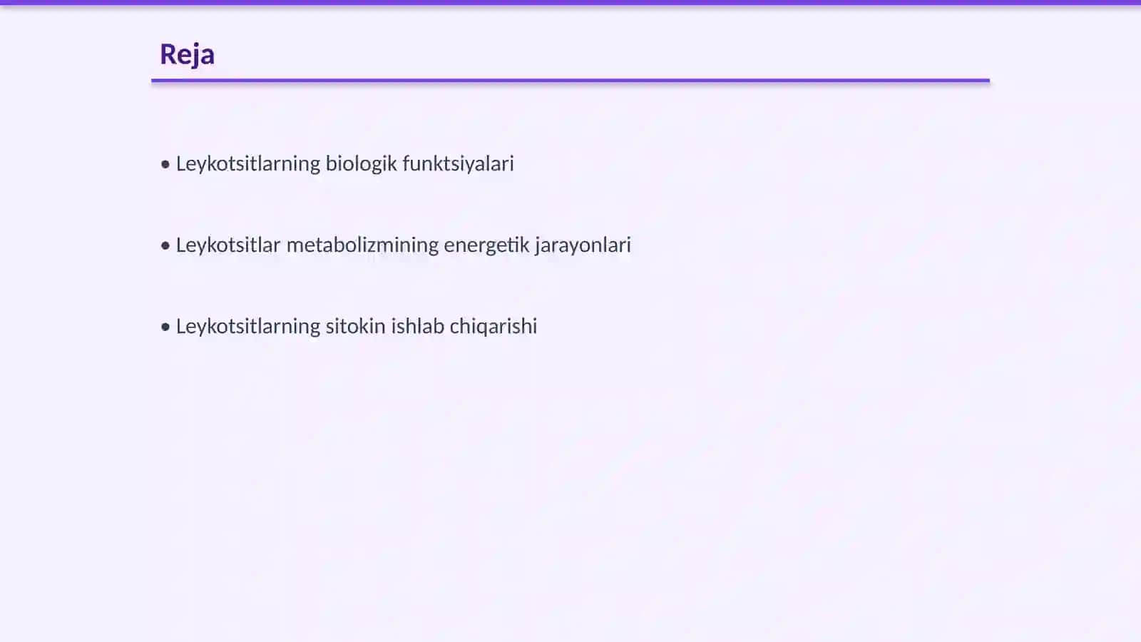 Leykotsitlar metabolizmi xususiyatlari 2