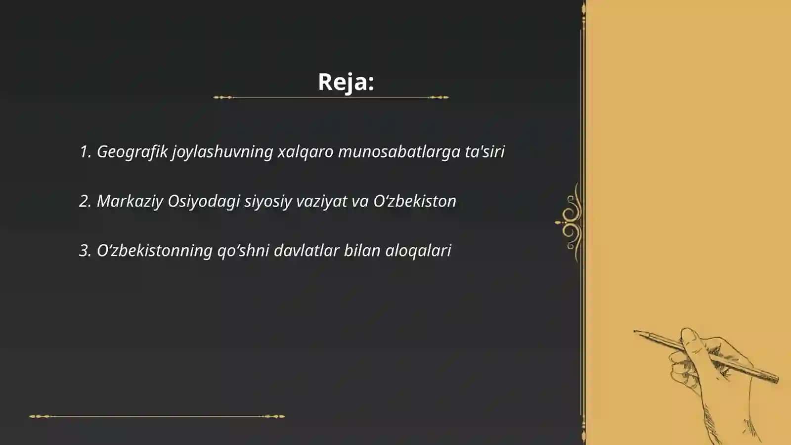 Geografik joylashuvning xalqaro munosabatlarga ta'siri 2