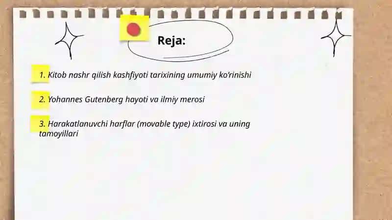 Kitob nashr qilishning kashf qilinishi 2