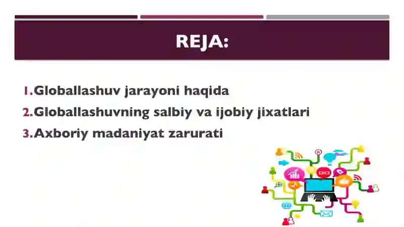 Globallashuv davrida axboriy madaniyat 2