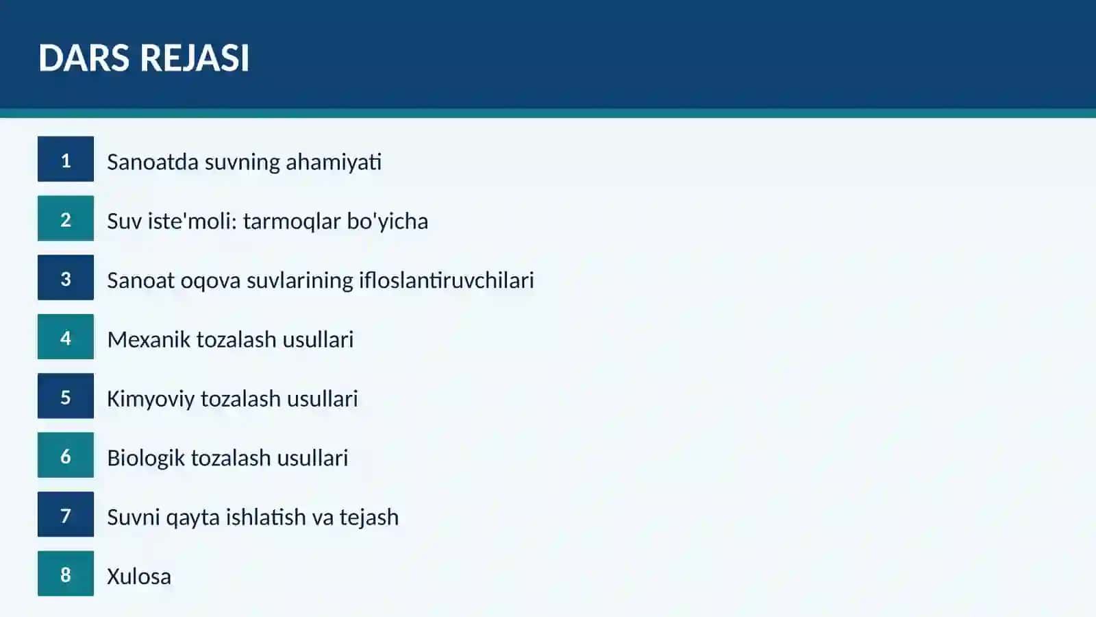 Sanoat chiqindilarni tozalash texnologiyalari 2