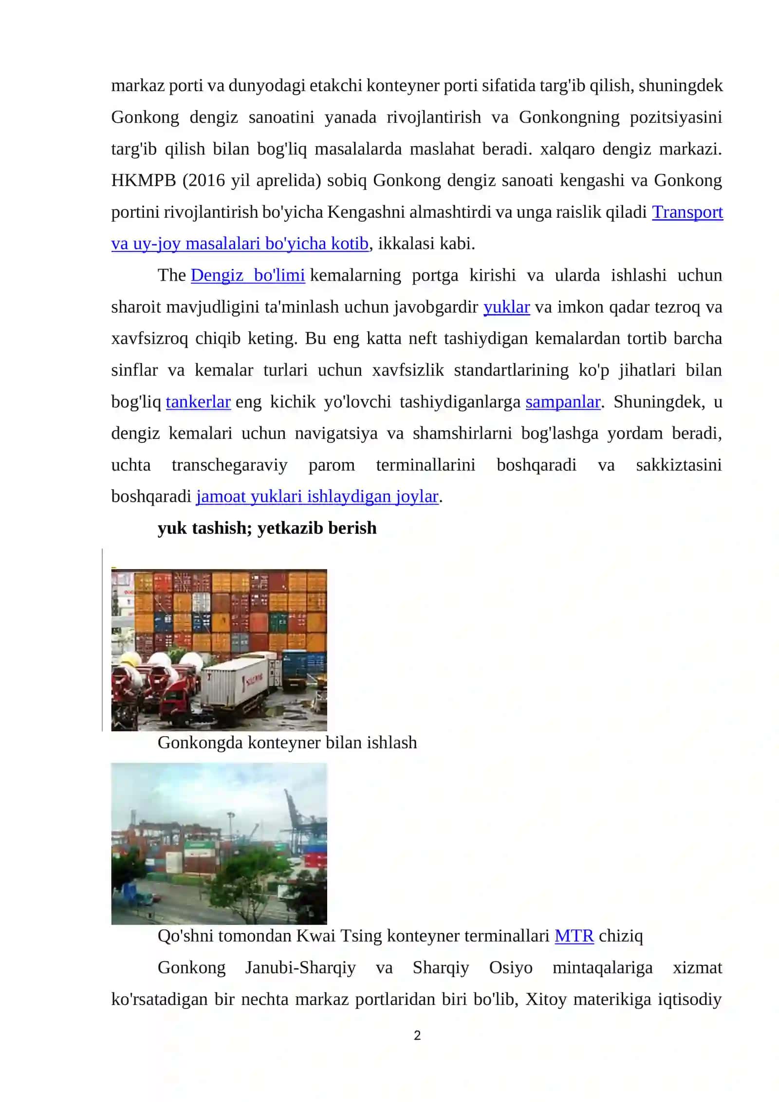 Gonkong porti 2
