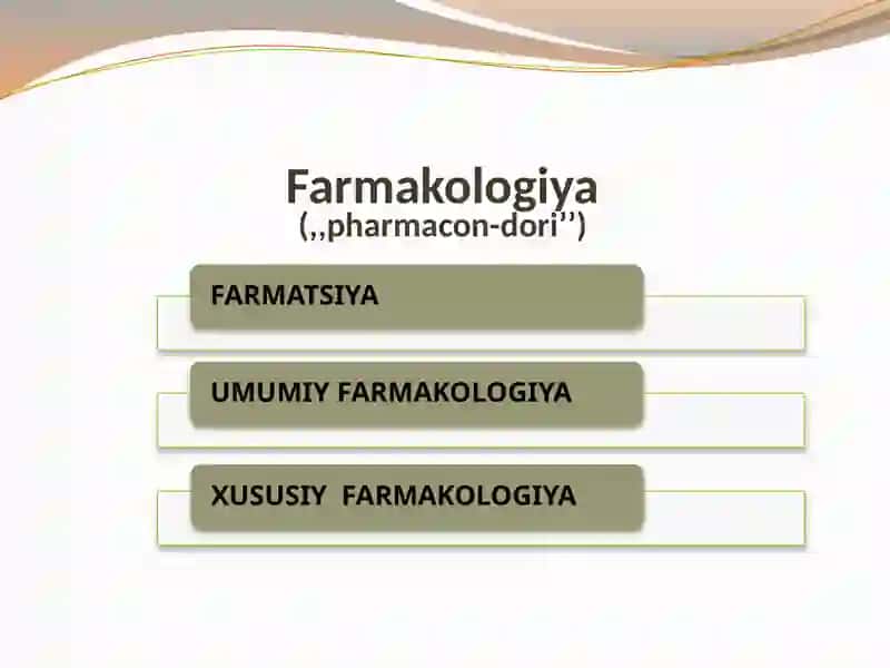 FARMAKOLOGIYAGA KIRISH 2