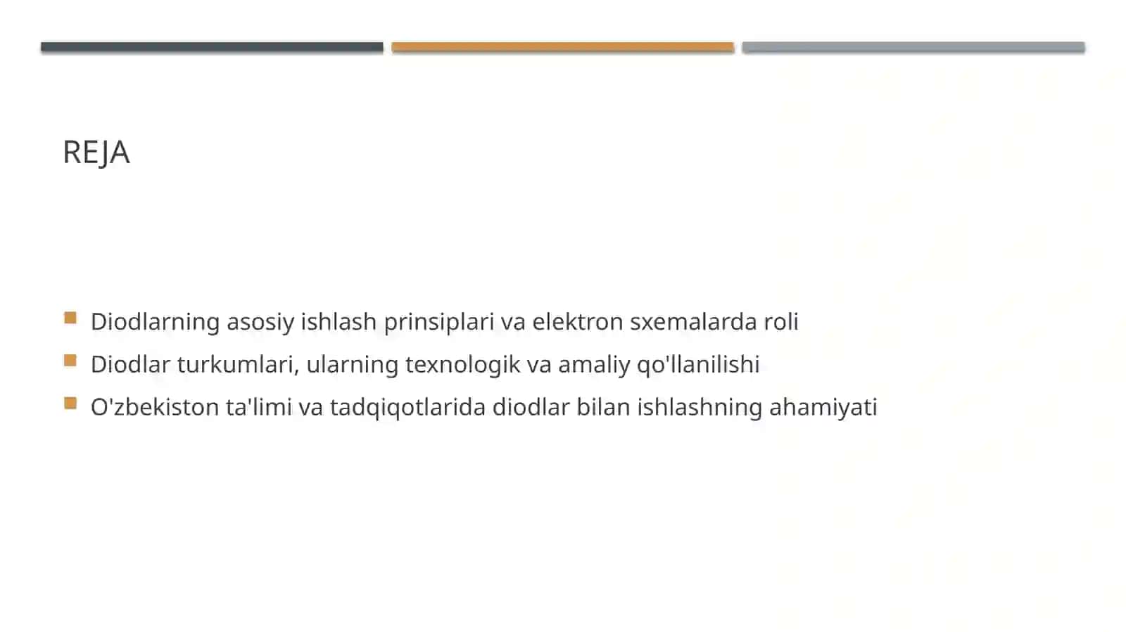 Diodlar bilan ishlash 2