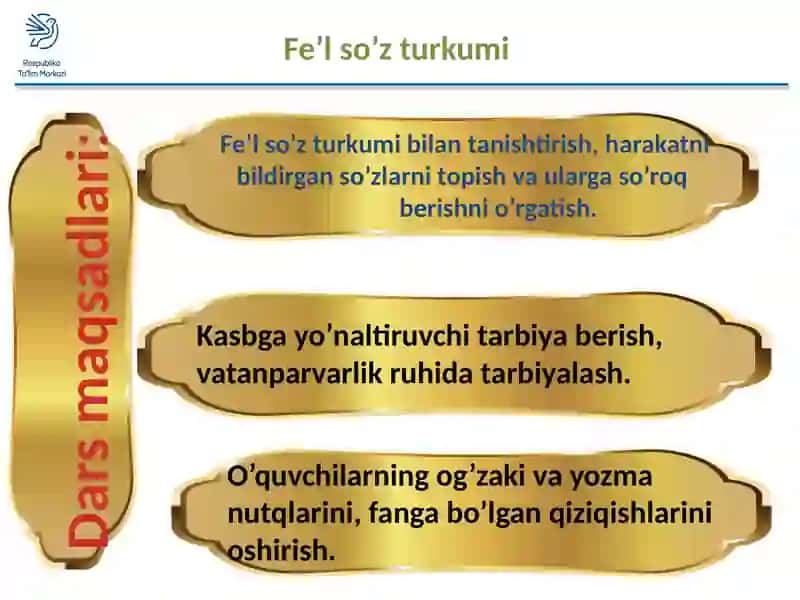 Fe’l so’z turkumi 3-sinf ona tili 2