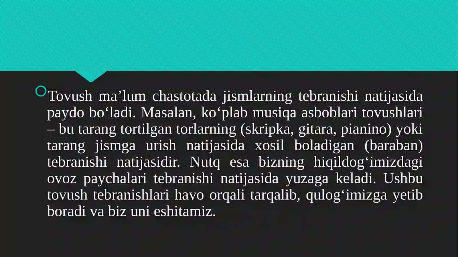 ESHTISHANALIZATORI VA ESHTISHNING BUZILISHI 2