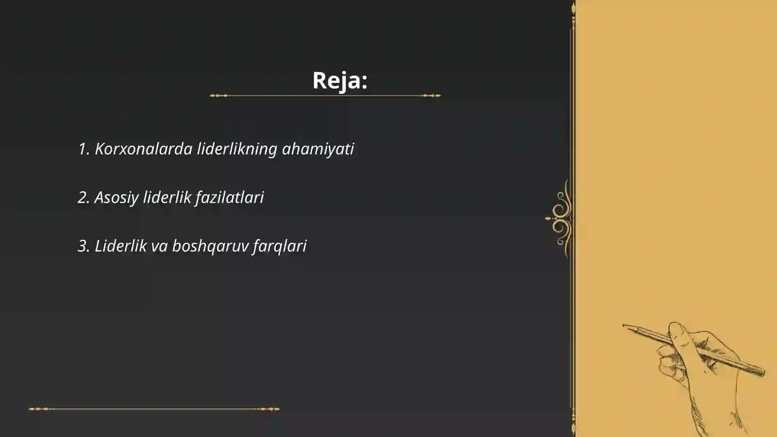 Korxonalarda liderlikning mohiyati 2