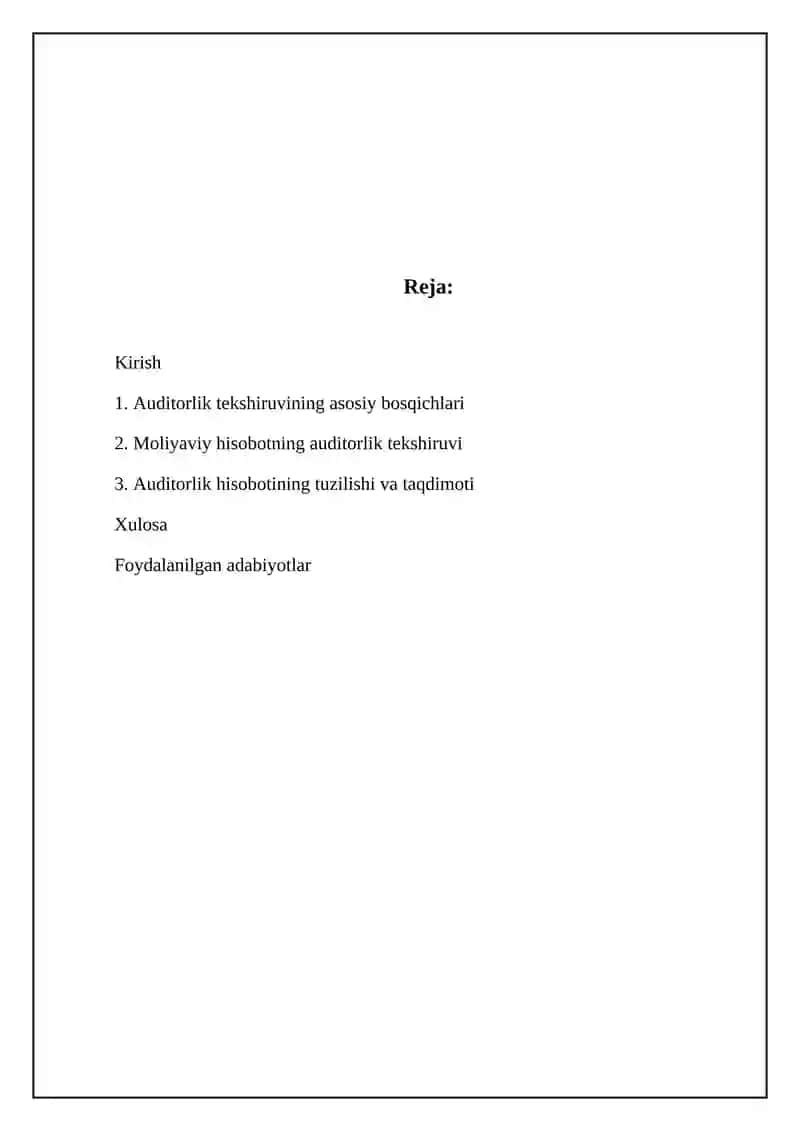 Pul mablagʻlari auditi 2