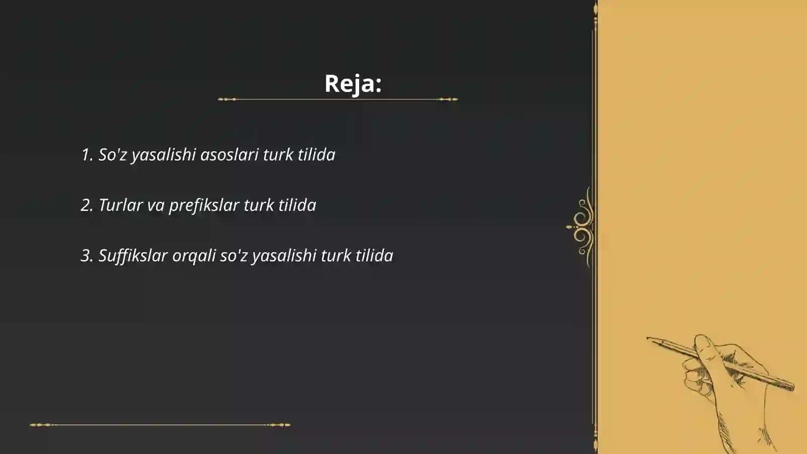 So'z yasalishi turk tilida 2