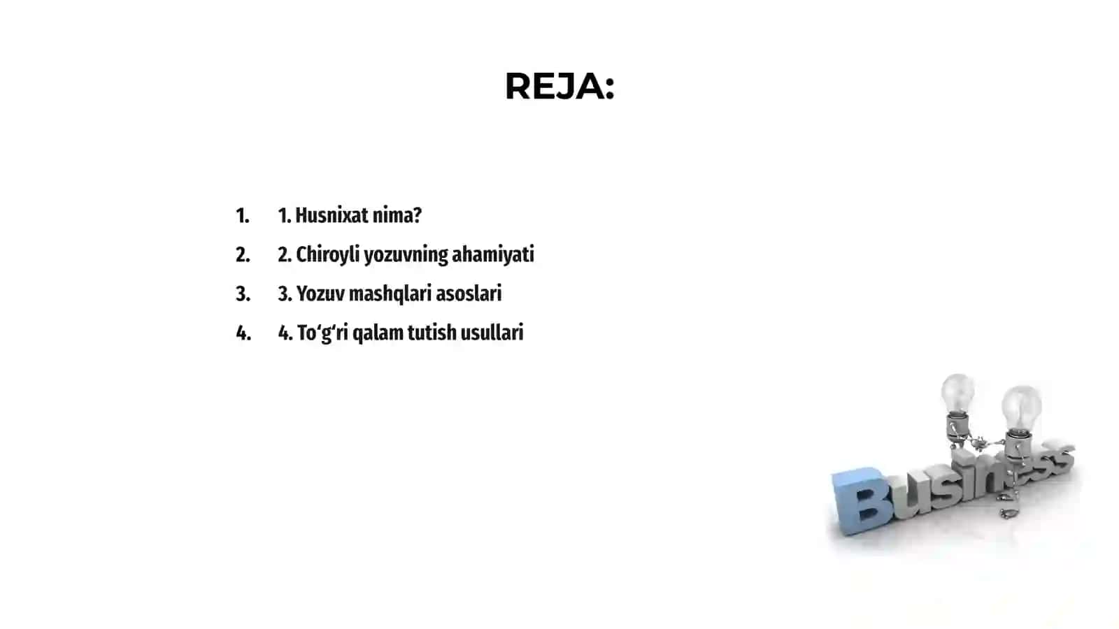 Husnixatga o'rgatish 2