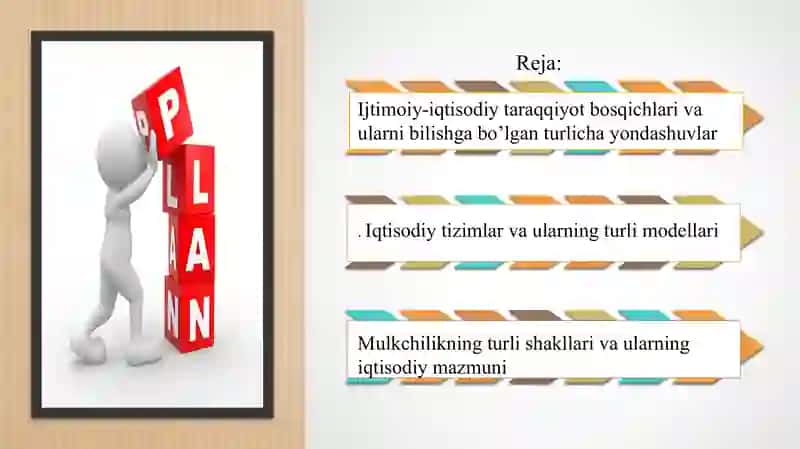 Iqtisodiy tizim modellari va Mulkchilik 2
