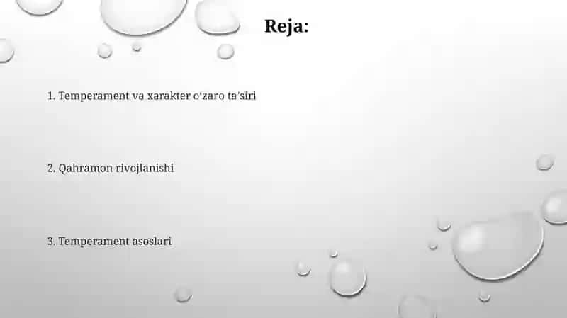 Temperament xarakter va ularning xossalari 2