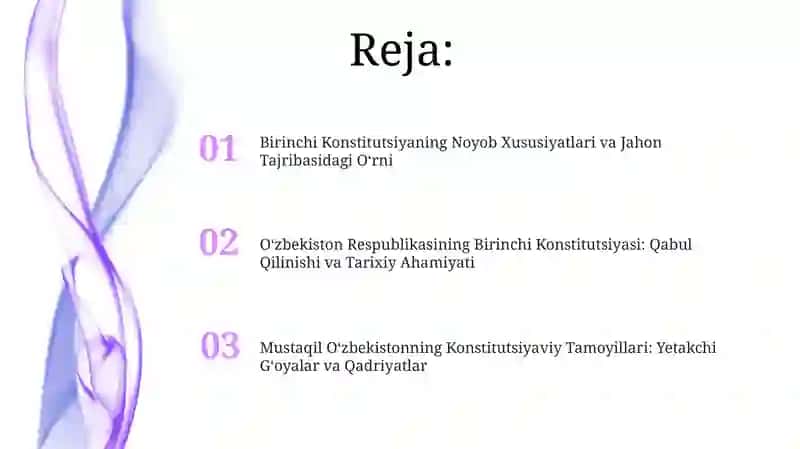 Birinchi Konstitutsiya 2