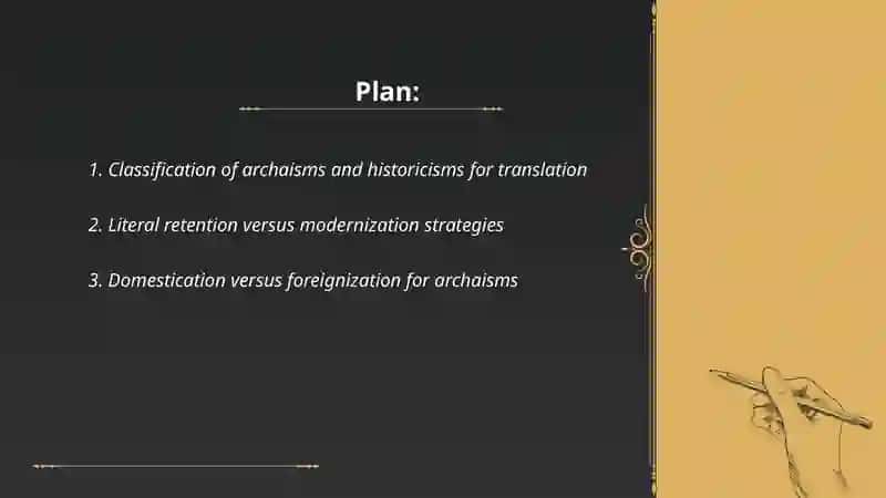 TRANSLATION TECHNIQUES OF ARCHAISMS AND HISTORICISMS 2