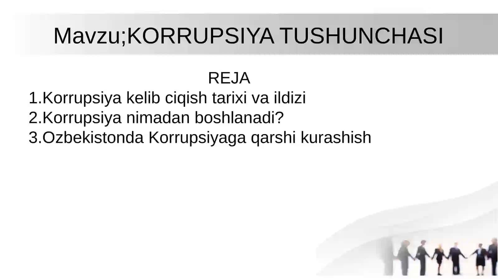 KORRUPSIYA TUSHUNCHASI 2