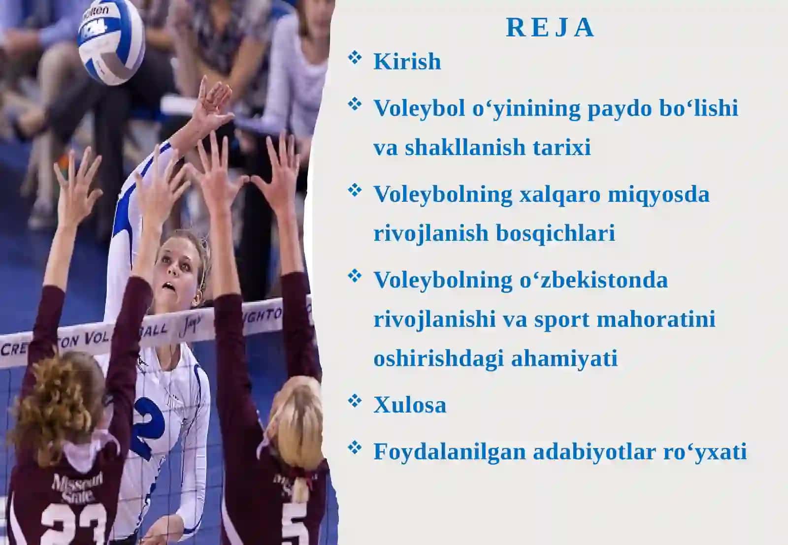 Voleybolo‘yinining kelib chiqishi 2