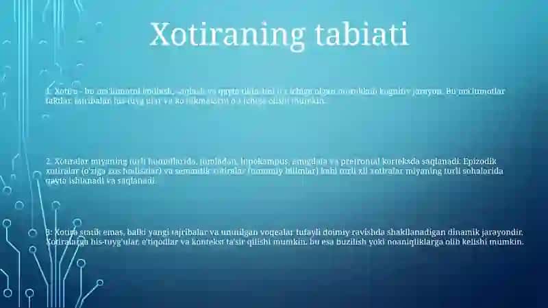 Xotira Mangulik Ifodasi 2