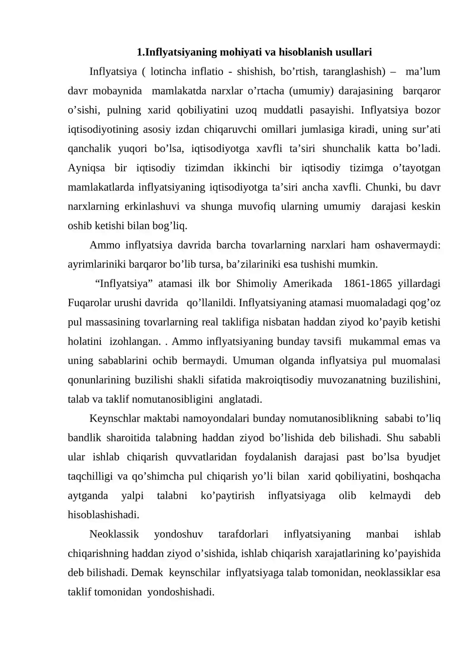 Inflyatsiya va ishsizlik o'rtasidagi bog'liqlikda tahlil qilish (FHILIPS EGRI CHIZIG'ʻI) 2