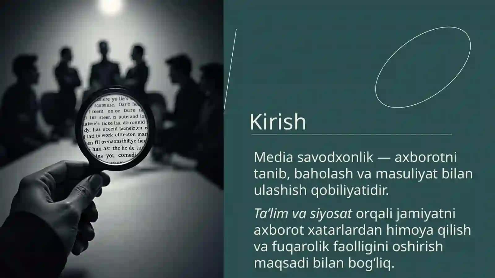Media savodxonlik 2