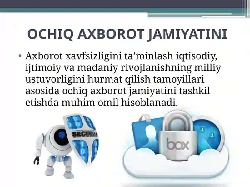OCHIQ AXBOROT JAMIYATINI 2