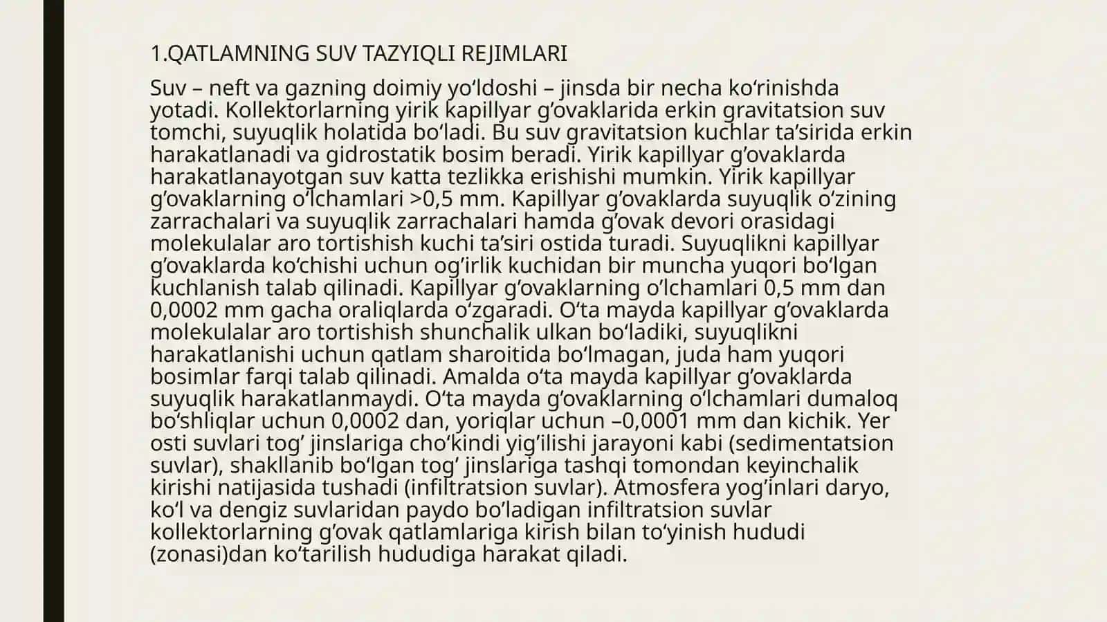 QATLAMNING SUV TAZYIQLI REJIMLARI 2