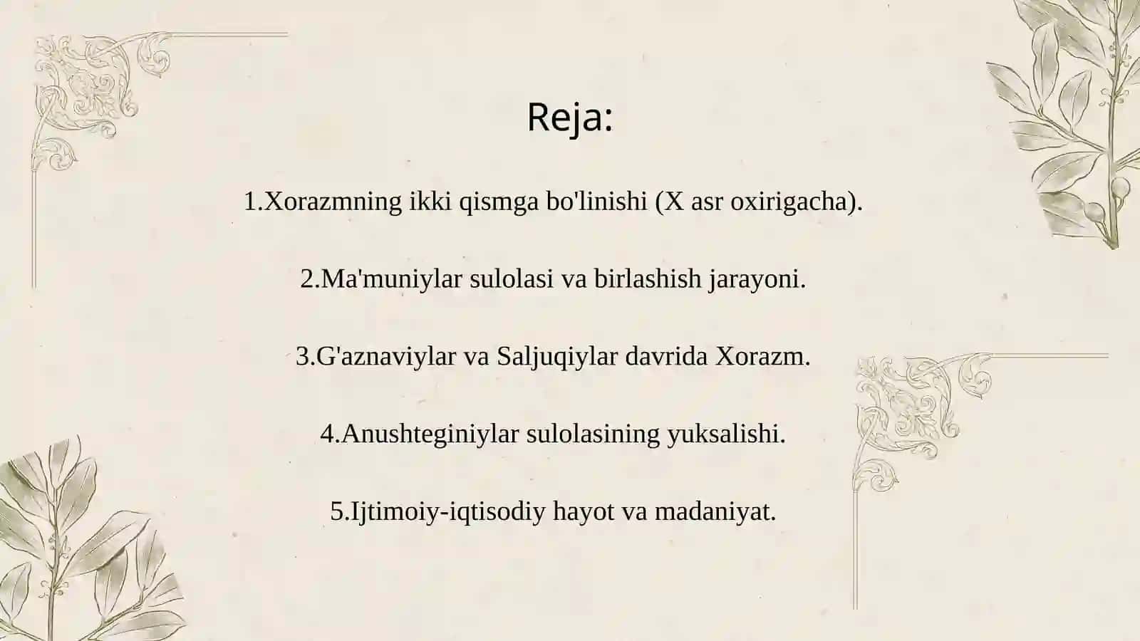 X-XI asrlarda Shimoliy va Janubiy Xorazm 2