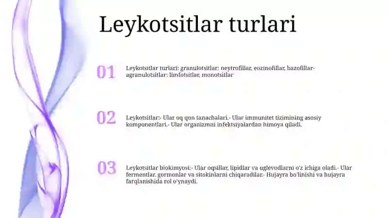 Leykotsitlar Biokimyosi 2