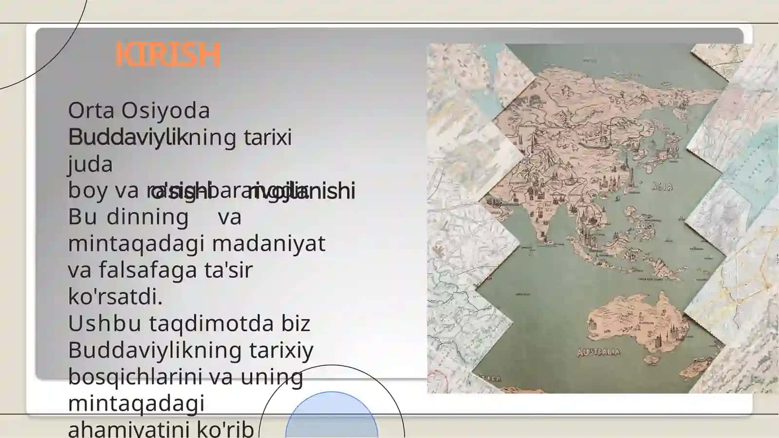 Orta Osiyoda buddaviylikning yoyilishi 2