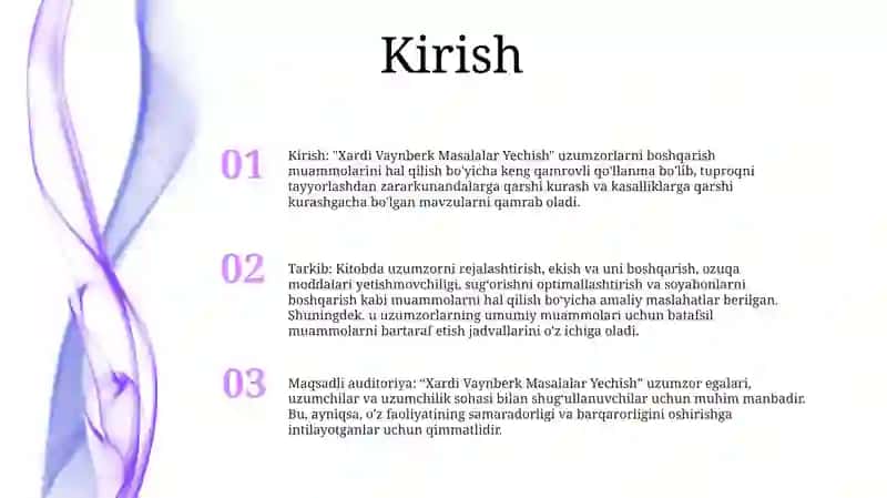 Xardi Vaynberk Masalalar Yechish 2
