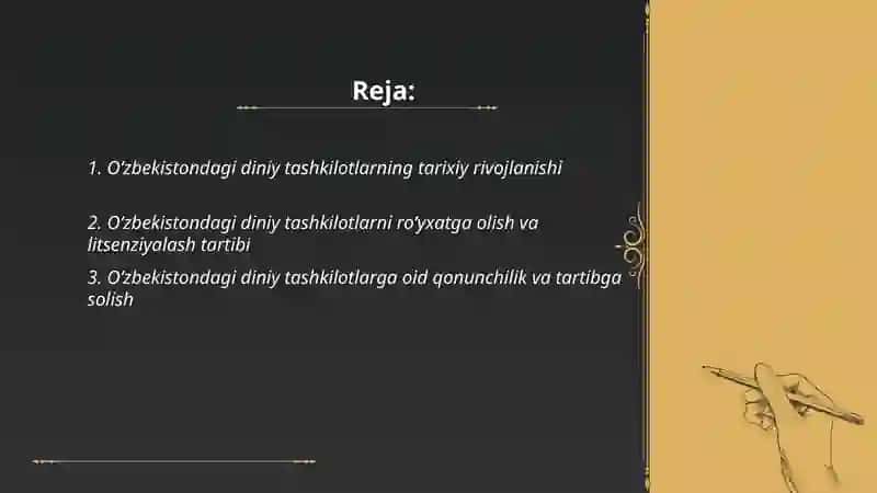 Oʻzbekistondagi diniy tashkilotlar 2