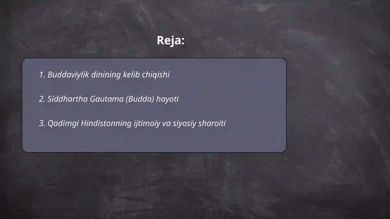 Buddaviylik dinining paydo bo'lishi 2