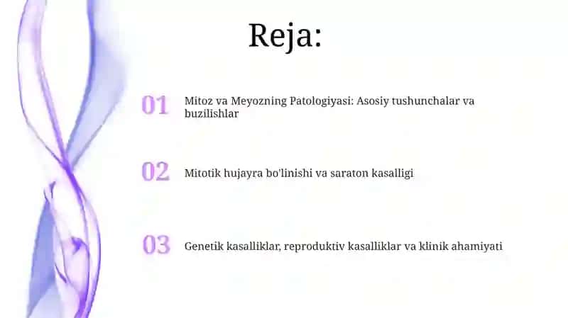 Mitoz va Meyozning Patologiyasi 2
